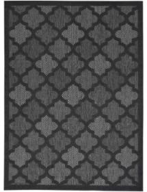 Nourison Easy Care NES01 Charcoal/Black Rug