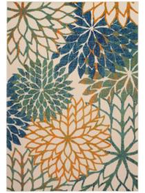 Aloha ALH05 Blue Green Area Rug