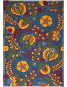 Aloha ALH17 Navy Multicolor Area Rug
