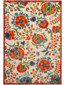 Aloha ALH17 Red Multicolor Area Rug