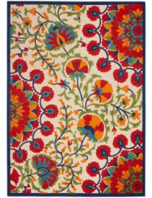 Aloha ALH20 Red/Multi Outdoor Rug