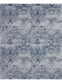 Damask DAS06 Ivory/Navy Rug
